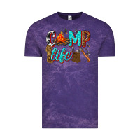 Cloud Purple camp life Vintage Tee - texasbilliewilder