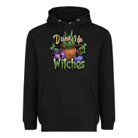 Black Drink up witches white Heavyweight Hoodie - JahusDesignShop