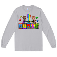 Moon Dust we are all human Long Sleeve Tee - Zillion Design Studio