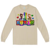 Mushroom we are all human Long Sleeve Tee - Zillion Design Studio