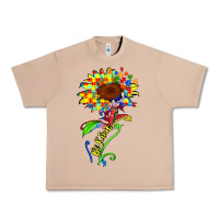 Burro be kind autism sunflower Urban Heavy Tee - Zillion Design Studio