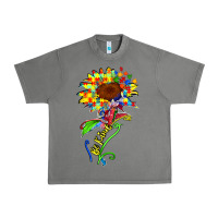 Tornado be kind autism sunflower Urban Heavy Tee - Zillion Design Studio