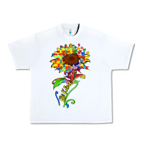 White be kind autism sunflower Urban Heavy Tee - Zillion Design Studio