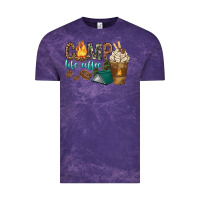 Cloud Purple camp life coffee with coffee cup Vintage Tee - texasbilliewilder