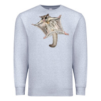 Heather Grey sugar glider Premium Sweatshirt - LillyAllenDesigns