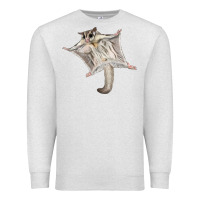 Oatmeal Heather sugar glider Premium Sweatshirt - LillyAllenDesigns