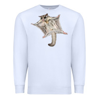 White sugar glider Premium Sweatshirt - LillyAllenDesigns