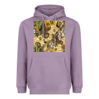 Lavender aztec bull skull Heavyweight Hoodie - BundleAndBundleShop