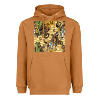 Meerkat aztec bull skull Heavyweight Hoodie - BundleAndBundleShop