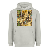 Moon Dust aztec bull skull Heavyweight Hoodie - BundleAndBundleShop