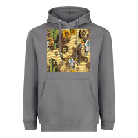 Aztec Bull Skull Heavyweight Hoodie | Teevron