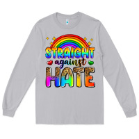 Moon Dust straight against hate Long Sleeve Tee - Zillion Design Studio