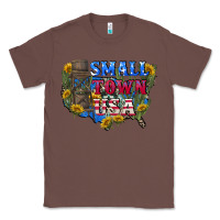 Chestnut Small town usa 4th of july Classic Tee - CowGirlArtShop