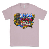 Lilac Small town usa 4th of july Classic Tee - CowGirlArtShop