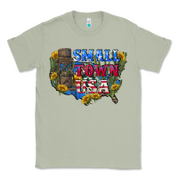 Matcha Small town usa 4th of july Classic Tee - CowGirlArtShop