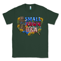 Sports Green Small town usa 4th of july Classic Tee - CowGirlArtShop