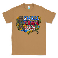 Toasted Coconut Small town usa 4th of july Classic Tee - CowGirlArtShop