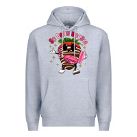 Heather Grey so berry buojee Premium Hoodie - MaliasSmallBusiness