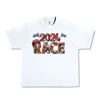 White 2024 race Urban Heavy Tee - texasbilliewilder