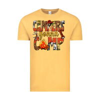 Vintage Mustard campers gonna camp western Vintage Tee - texasbilliewilder