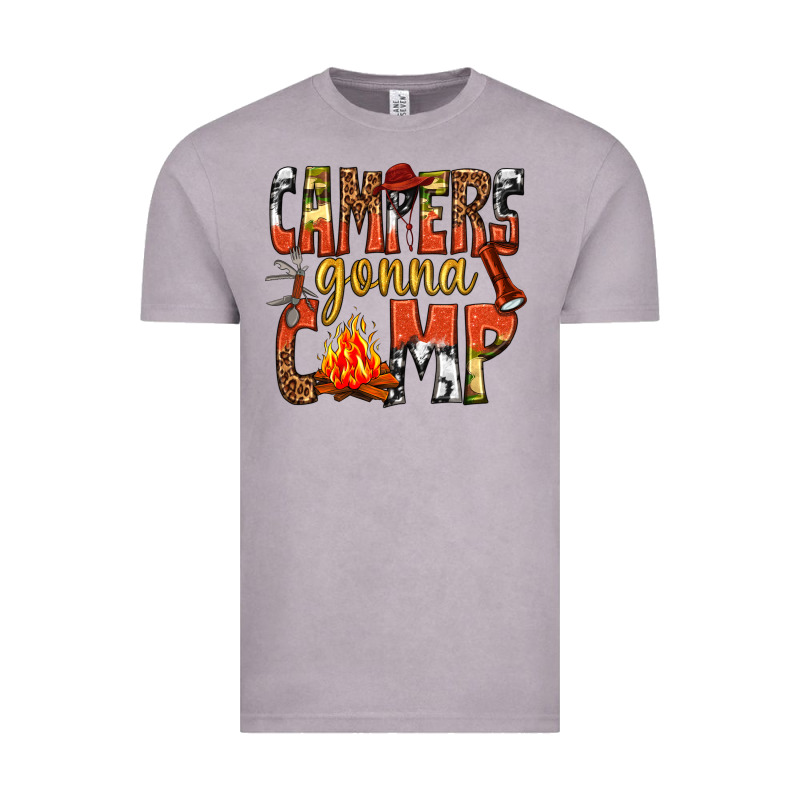 Campers Gonna Camp Western Vintage Tee by texasbilliewilder | Teevron