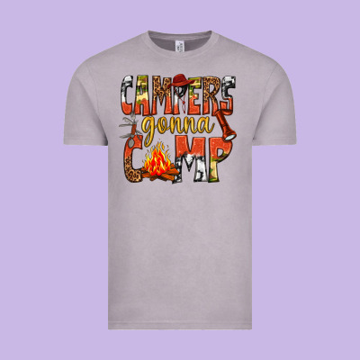 Vintage Tee campers gonna camp western