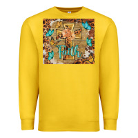 Lemon faith cross Premium Sweatshirt - BarkalooDesign
