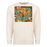 Sandshell faith cross Premium Sweatshirt - BarkalooDesign