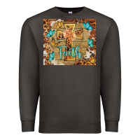 Smoke faith cross Premium Sweatshirt - BarkalooDesign