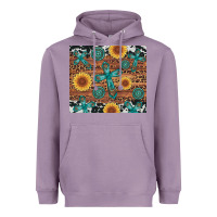 Cross Gemstone And Sunflower Heavyweight Hoodie | Teevron