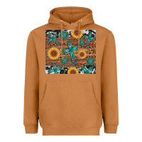 Meerkat cross gemstone and sunflower Heavyweight Hoodie - Artiststas