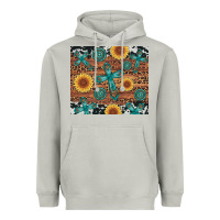 Moon Dust cross gemstone and sunflower Heavyweight Hoodie - Artiststas