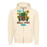 Sandshell just a small town girl Zipper Hoodie - HRA Design Shop