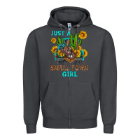 Smoke just a small town girl Zipper Hoodie - HRA Design Shop