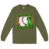 Army Green Morehead Baseball Liver Cancer Long Sleeve Tee - texasbilliewilder
