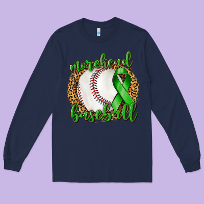 Morehead Baseball Liver Cancer Long Sleeve Tee Designed By Texasbilliewilder