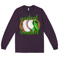 Plum Morehead Baseball Liver Cancer Long Sleeve Tee - texasbilliewilder