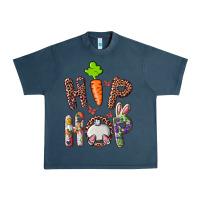 Midnight Navy Hip Hop Bunny Urban Heavy Tee - RanaPortraitStore