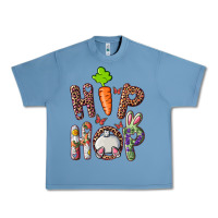 Pebble Blue Hip Hop Bunny Urban Heavy Tee - RanaPortraitStore