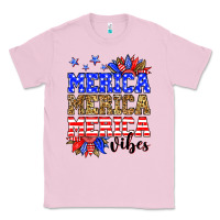 Bubblegum Pink Merica merica merica vibes Classic Tee - Neo Western