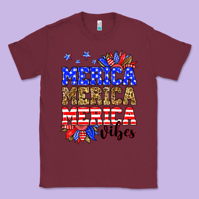 Merica Merica Merica Vibes Classic Tee Designed By Neo Western