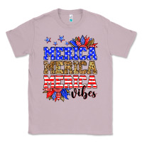 Lilac Merica merica merica vibes Classic Tee - Neo Western