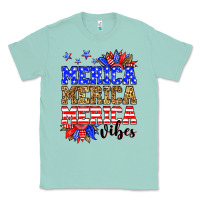 Seafoam Merica merica merica vibes Classic Tee - Neo Western