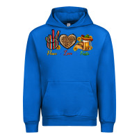 Cobalt Peace Love Fiesta Urban Hoodie - BundleAndBundleShop