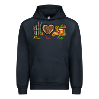 Navy Peace Love Fiesta Urban Hoodie - BundleAndBundleShop