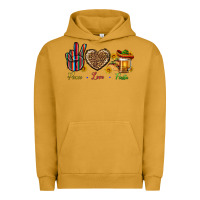 Pigment Peanut Butter Peace Love Fiesta Urban Hoodie - BundleAndBundleShop