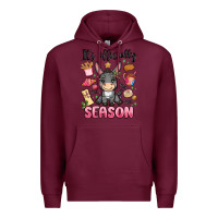 Burgundy its officially season Premium Hoodie - MaliasSmallBusiness