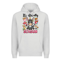 Dove Grey its officially season Premium Hoodie - MaliasSmallBusiness