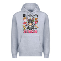 Heather Grey its officially season Premium Hoodie - MaliasSmallBusiness