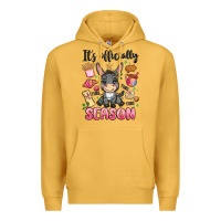 Mustard its officially season Premium Hoodie - MaliasSmallBusiness